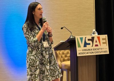 Tarah Warner, Assistant Professor of Practice, Event and Experience Management recently spoke at the Virginia Society of Association Executives' (VSAE) Meeting Planner Summit
