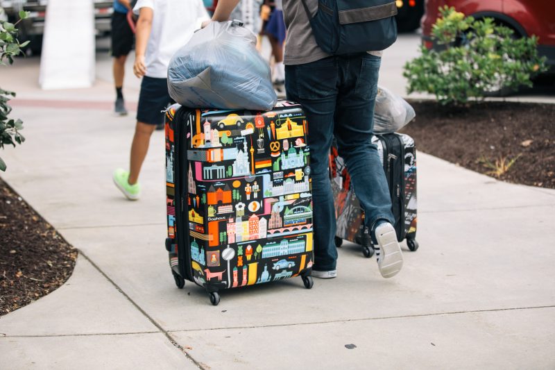 Move-in for international students on Monday, August 13, 2018, which also kicked off the first day of International Orientation. Photo by Christina Franusich for Virginia Tech.