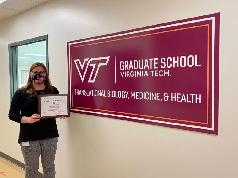 TBMH graduate program office earns gold certification for sustainability efforts