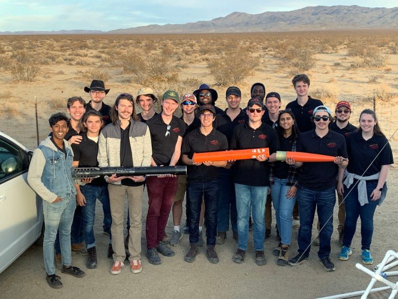 Virginia Tech’s Orbital Launch Vehicle Team celebrates successful launch in California