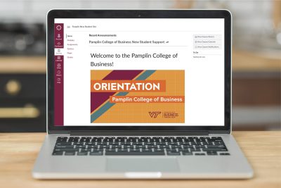 Pamplin New Student Canvas site